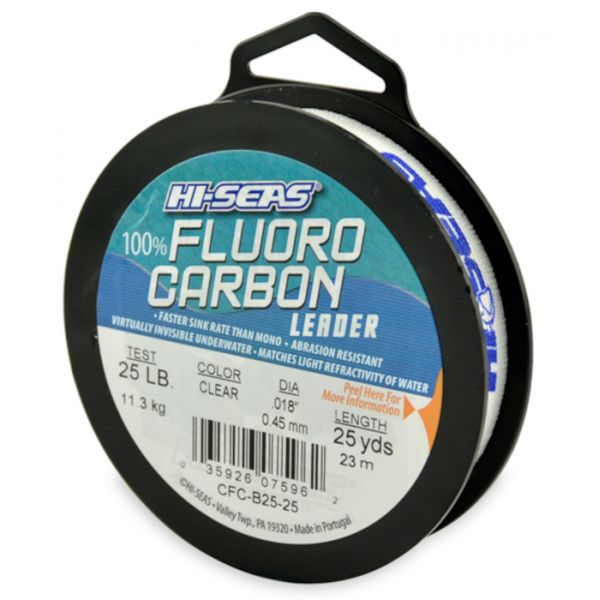 Hi-Seas Fluorocarbon Leader 25 yd. Spool CFC-B25-25