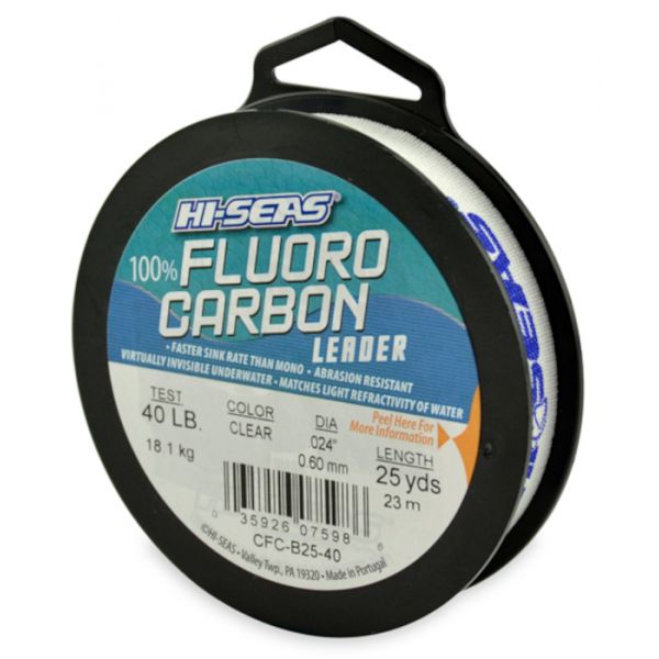 Hi-Seas Fluorocarbon Leader 25 yd. Spool CFC-B25-40