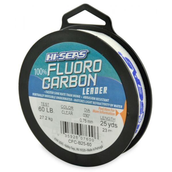 Hi-Seas Fluorocarbon Leader 25 yd. Spool CFC-B25-60