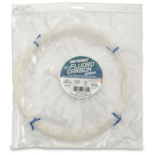 Hi-Seas Fluorocarbon Leader 25 yd. Coil CFC-C25-220