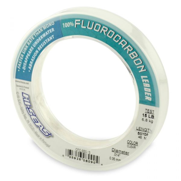 Hi-Seas Fluorocarbon Leader 50 yd. Spool CFC-B50-15