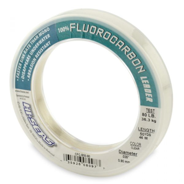 Hi-Seas Fluorocarbon Leader 50 yd. Spool CFC-B50-80