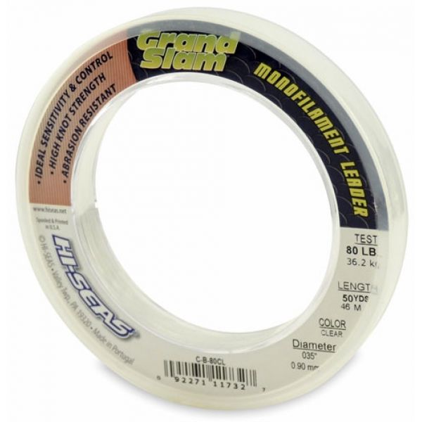 Hi-Seas Grand Slam Leader 50 yd Coil Clear