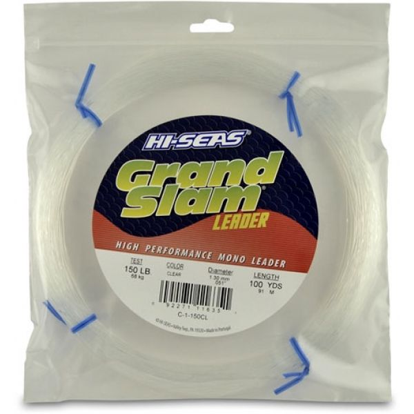 Hi-Seas Grand Slam Leader 100 yd. Coil Clear C-1-150CL