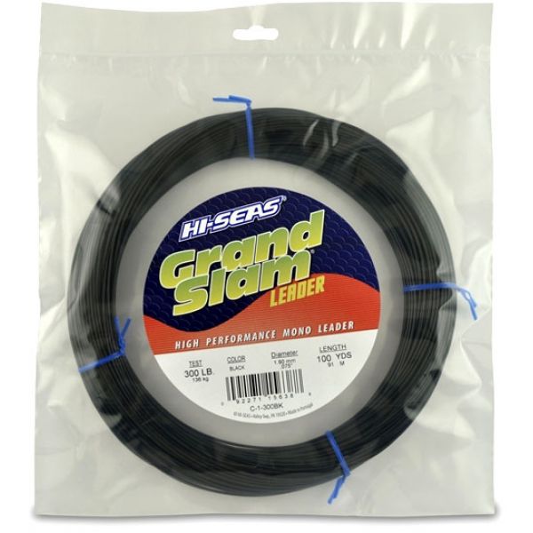 Hi-Seas Grand Slam Leader 100 yd. Coil Black C-1-300BK