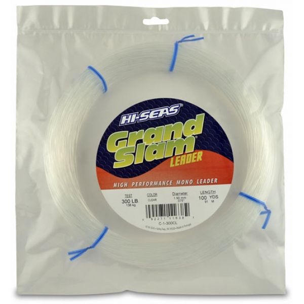 Hi-Seas Grand Slam Leader 100 yd. Coil Clear C-1-300CL