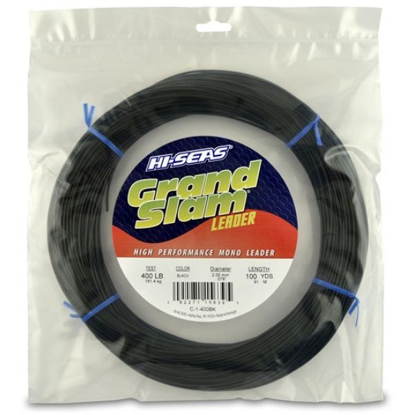 Hi-Seas Grand Slam Leader 100 yd. Coil Black C-1-400BK