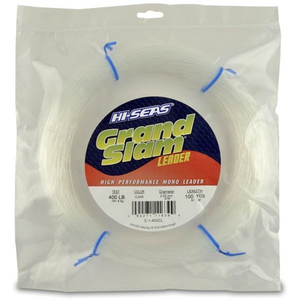 Hi-Seas Grand Slam Leader 100 yd. Coil Clear C-1-400CL