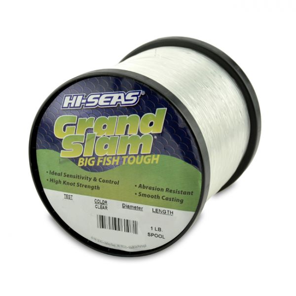 Hi-Seas Grand Slam Mono 1 lb. Spool Clear