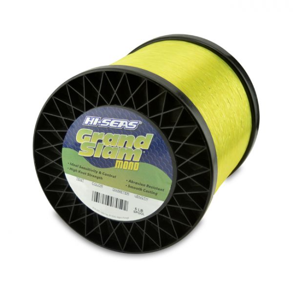 Hi-Seas Grand Slam Mono 5 lb. Spool Fluorescent Yellow