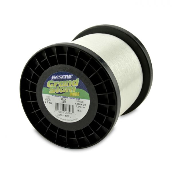 Hi-Seas Grand Slam Mono 1 lb. Spool Clear GSM-1-06CL