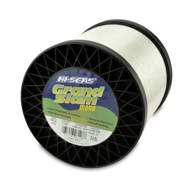 Hi-Seas Grand Slam Mono 5 lb. Spool Clear GSM-5-20CL