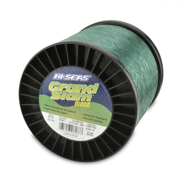 Hi-Seas Grand Slam Mono 5 lb. Spool Green GSM-5-50GR