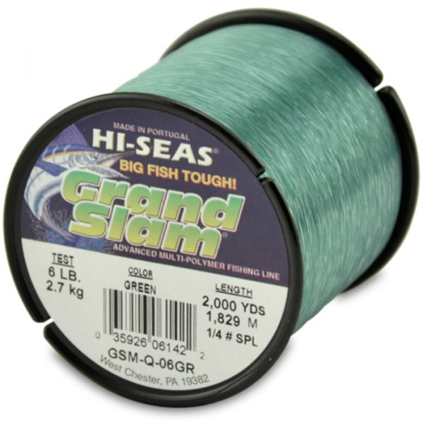 Hi-Seas Grand Slam Mono 1/4 lb. Spool Green GSM-Q-06GR