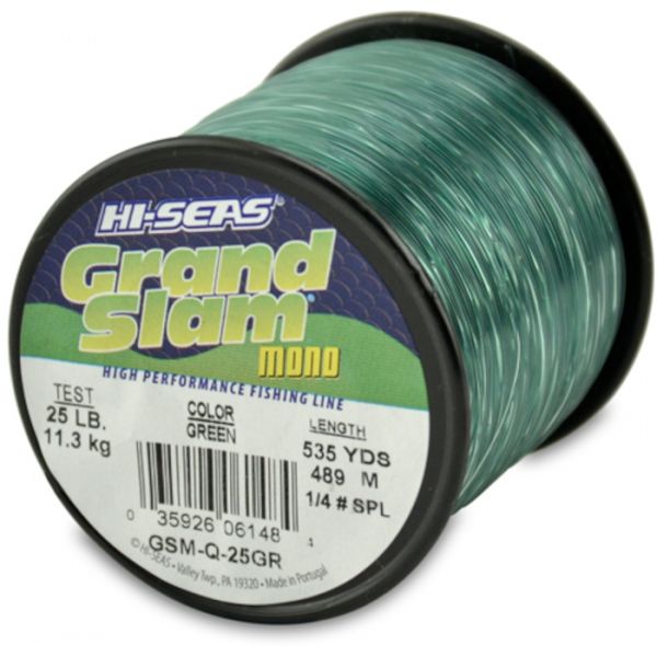 Hi-Seas Grand Slam Mono 1/4 lb. Spool Green GSM-Q-25GR