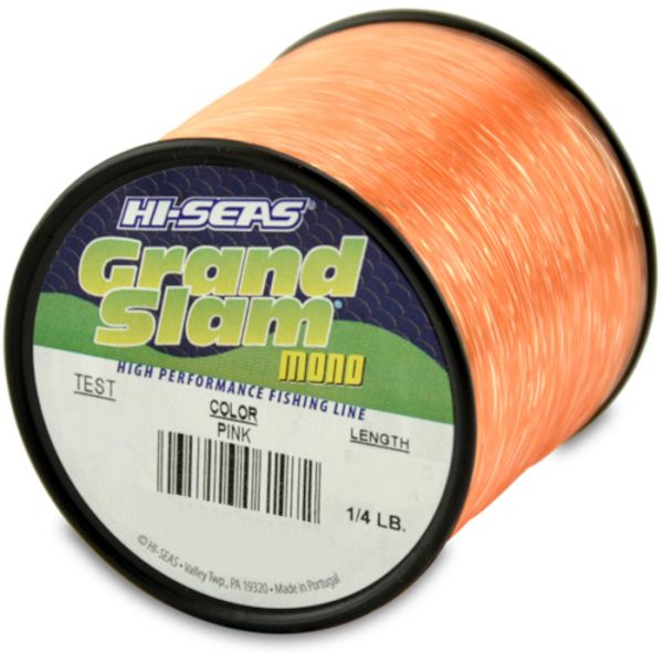 Hi-Seas Grand Slam Mono 1/4 lb. Spool Pink