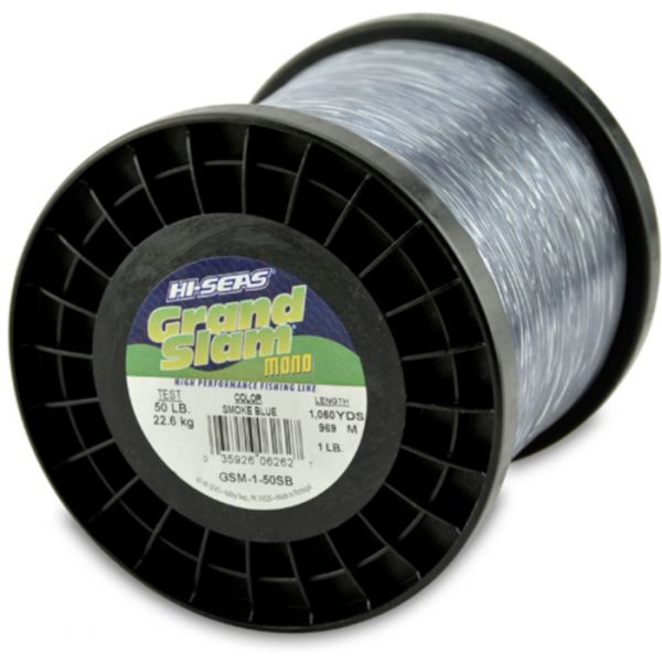 Hi-Seas Grand Slam Mono 1 lb. Spool Smoke Blue GSM-1-50SB