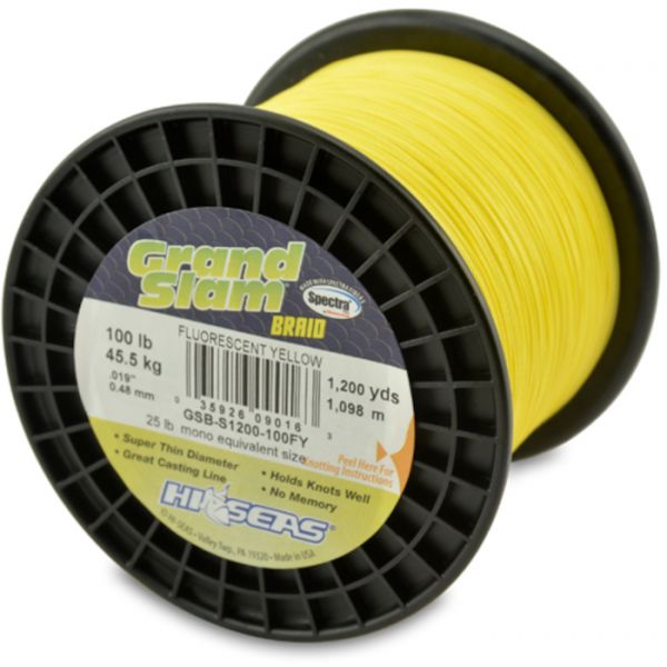 Hi-Seas GSB-F1200-100FY Grand Slam Braid 1200yds