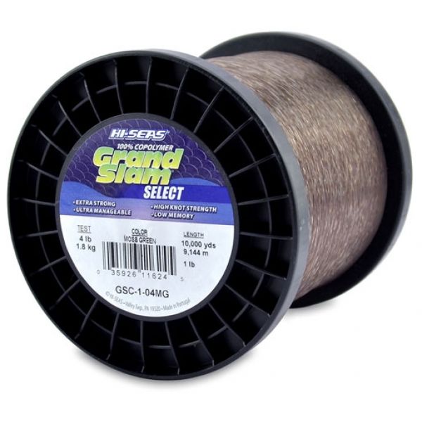 Hi-Seas GSC-1-04MG Grand Slam Select Moss Green 4lb 1lb Spool