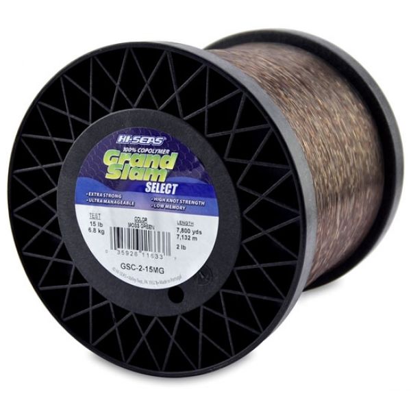 Hi-Seas GSC-2-15MG Grand Slam Select Moss Green 15lb 2lb Spool