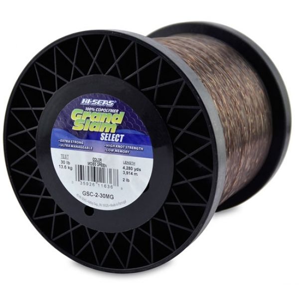 Hi-Seas GSC-2-30MG Grand Slam Select Moss Green 30lb 2lb Spool