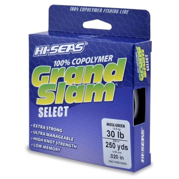 Hi-Seas GSC-F250-30MG Grand Slam Select Moss Green 30lb 300yds