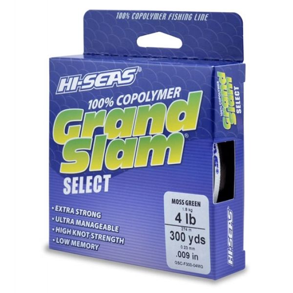 Hi-Seas GSC-F300-04MG Grand Slam Select Moss Green 4lb 300yds