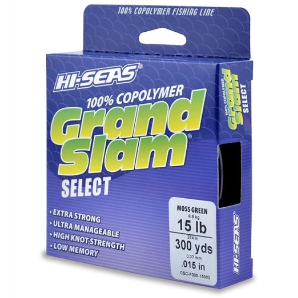 Hi-Seas GSC-F300-15MG Grand Slam Select Moss Green 15lb 300yds