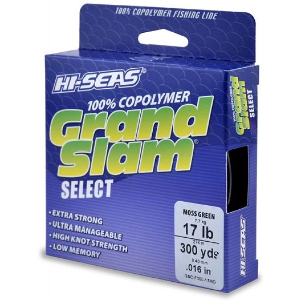 Hi-Seas GSC-F300-17MG Grand Slam Select Moss Green 17lb 300yds