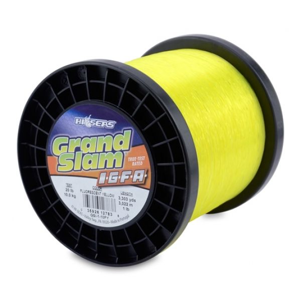 Hi-Seas Grand Slam IGFA Monofilament 1lb. Spool GSI-1-10FY