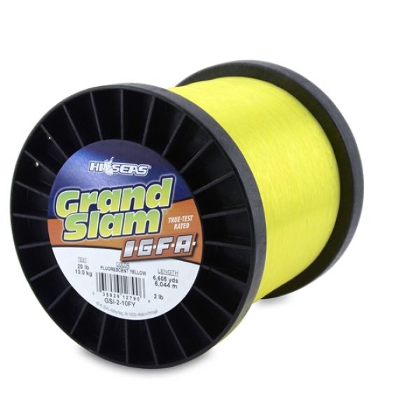 Hi-Seas Grand Slam IGFA Monofilament 2lb. Spool GSI-2-10FY