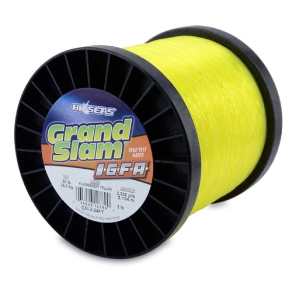 Hi-Seas Grand Slam IGFA Monofilament 2lb. Spool GSI-2-24FY