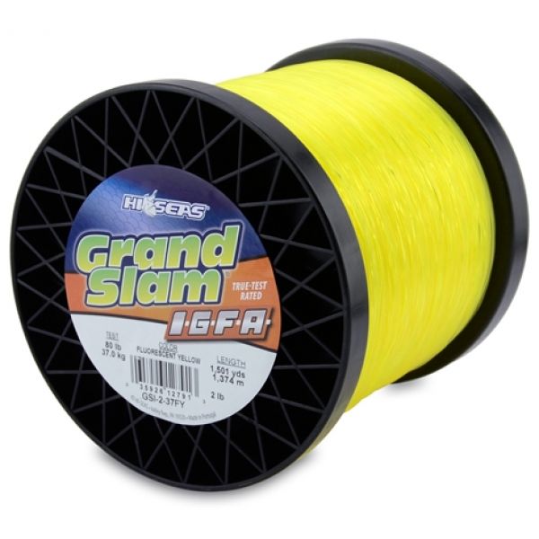 Hi-Seas Grand Slam IGFA Monofilament 2lb. Spool GSI-2-37FY