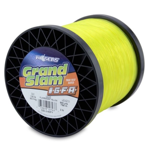 Hi-Seas Grand Slam IGFA Monofilament  2lb. Spool GSI-2-60FY