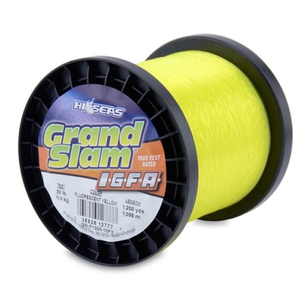 Hi-Seas Grand Slam IGFA Monofilament 1200yd Spool GSI-F1200-10FY