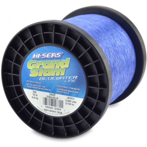 Hi-Seas GSW-S3000-15OB Grand Slam Bluewater 15lb Fishing Line 3000yds