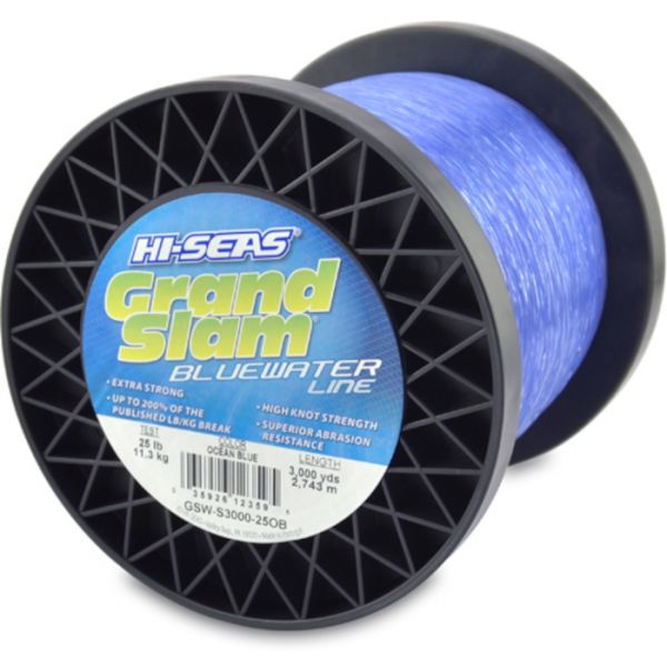 Hi-Seas GSW-S3000-25OB Grand Slam Bluewater 25lb Fishing Line 3000yds