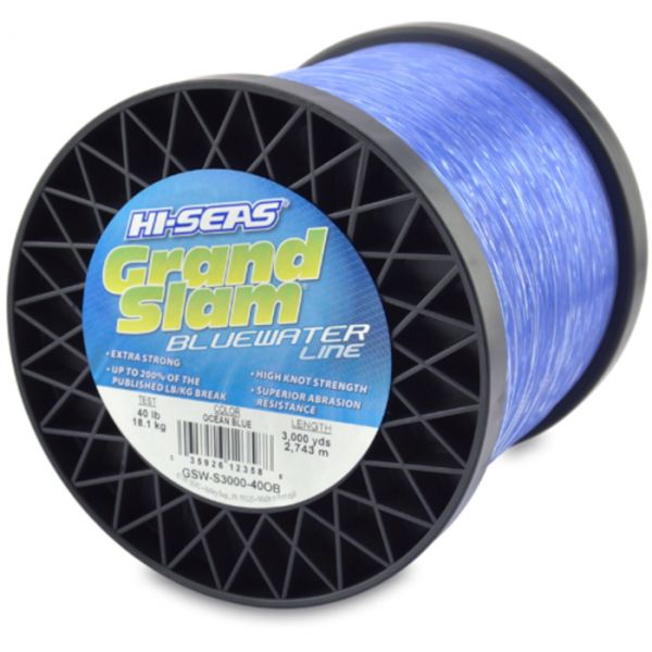 Hi-Seas GSW-S3000-40OB Grand Slam Bluewater 40lb Fishing Line 3000yds