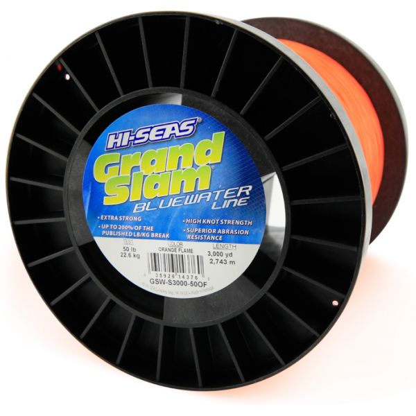 Hi-Seas GSW-S3000-50OF Grand Slam Bluewater 50lb Fishing Line 3000yds