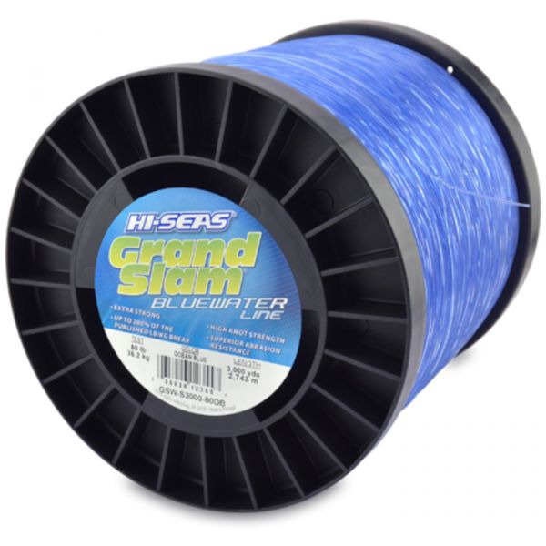 Hi-Seas GSW-S3000-80OB Grand Slam Bluewater 80lb Fishing Line 3000yds