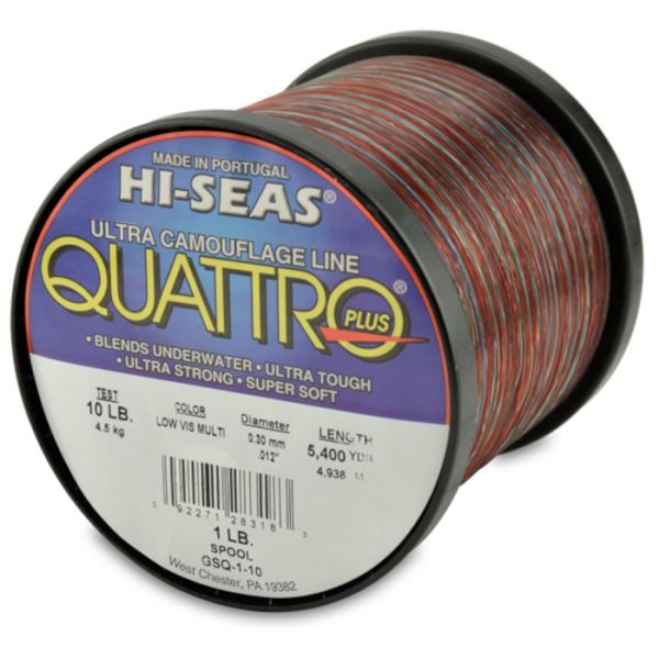 Hi-Seas Quattro Plus Low-Vis Camo Line 1 lb. Spool GSQ-1-10