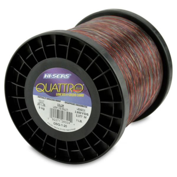 Hi-Seas Quattro Plus Low-Vis Camo Line 1 lb. Spool GSQ-1-20