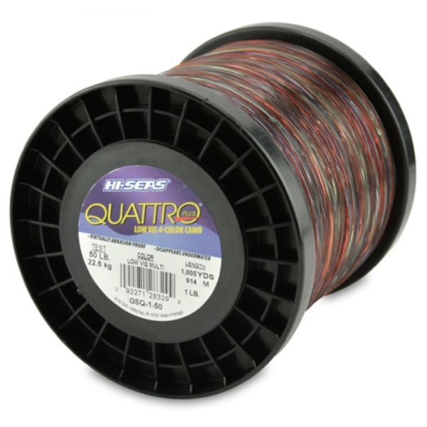 Hi-Seas Quattro Plus Low-Vis Camo Line 1 lb. Spool GSQ-1-50