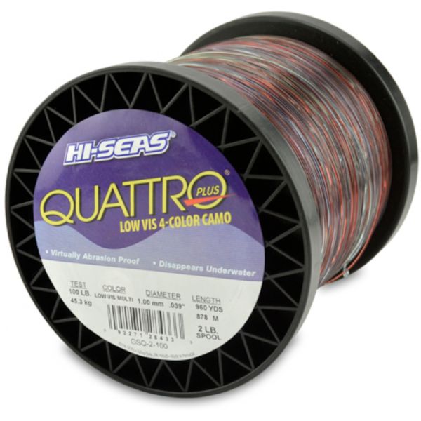 Hi-Seas Quattro Plus Low-Vis Camo Line 2 lb. Spool GSQ-2-100