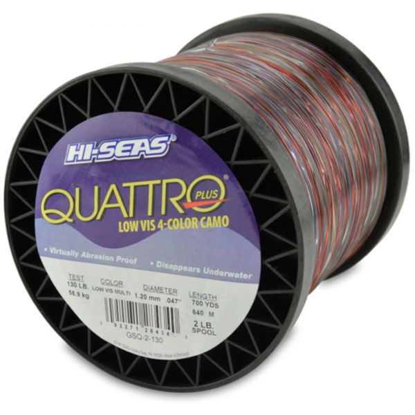 Hi-Seas Quattro Plus Low-Vis Camo Line 2 lb. Spool GSQ-2-130