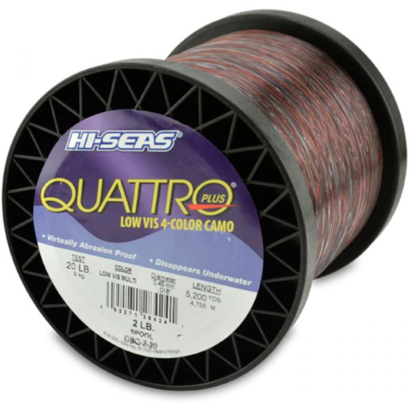 Hi-Seas Quattro Plus Low-Vis Camo Line 2 lb. Spool GSQ-2-20