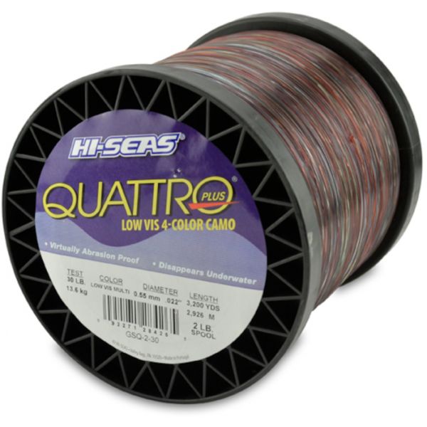 Hi-Seas Quattro Plus Low-Vis Camo Line 2 lb. Spool GSQ-2-30