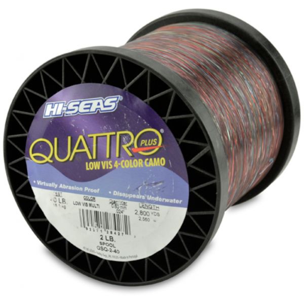 Hi-Seas Quattro Plus Low-Vis Camo Line 2 lb. Spool GSQ-2-40