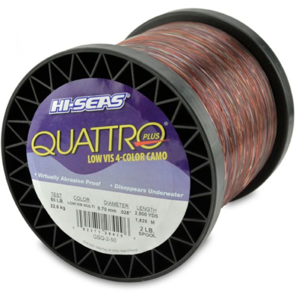 Hi-Seas Quattro Plus Low-Vis Camo Line 2 lb. Spool GSQ-2-50