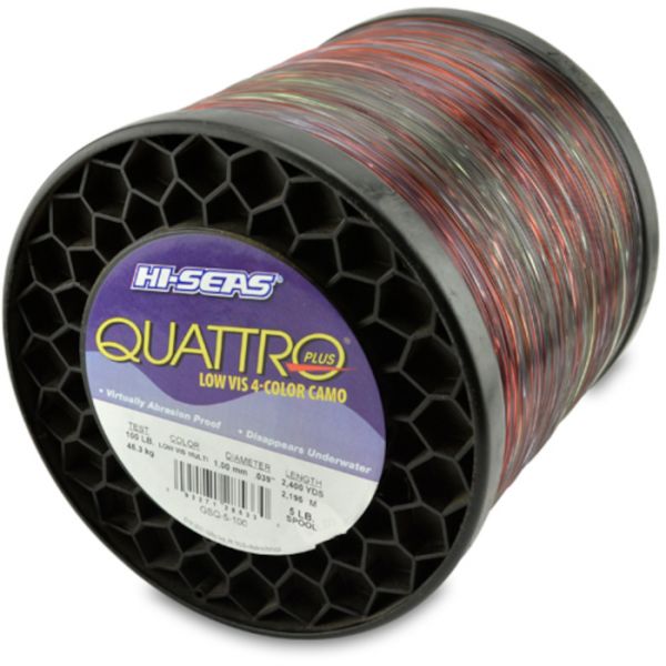 Hi-Seas Quattro Plus Low-Vis Camo Line 5 lb. Spool GSQ-5-100